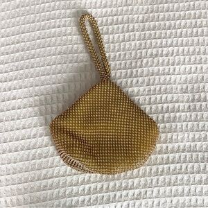 Gold rhinestone Beaded Women's Bag